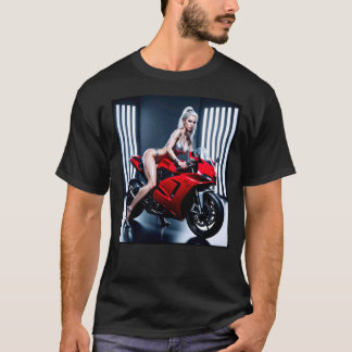 Chica Caliente en Camiseta para Hombres - Rubia y 