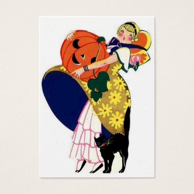 Chica cargando calabaza (Frente)