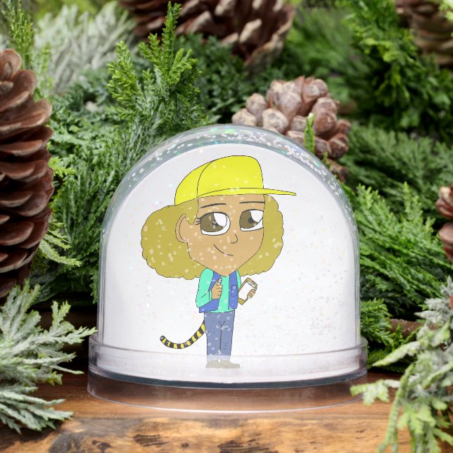 chica chibi con cola de tigre (Invierno)