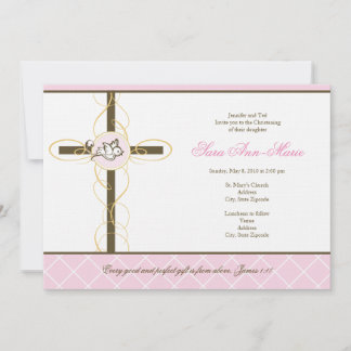 Chica Christening/Baptism Invitación