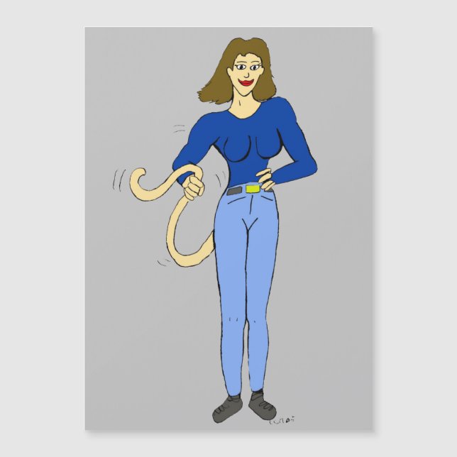 chica con cola (Anverso)