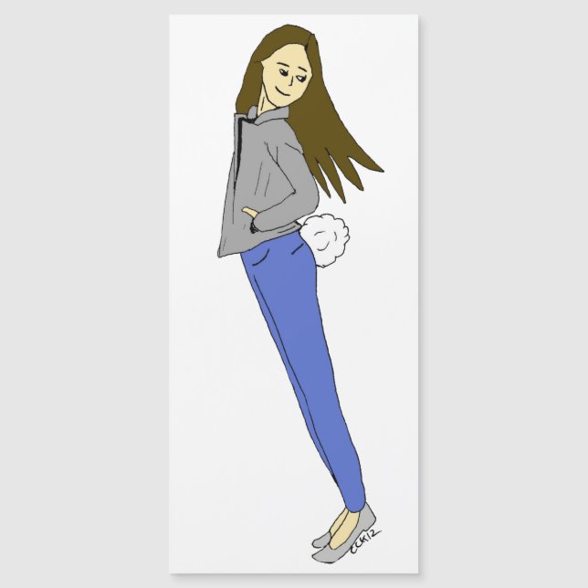 chica con cola de conejo (Anverso)