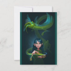 Chica con dragón