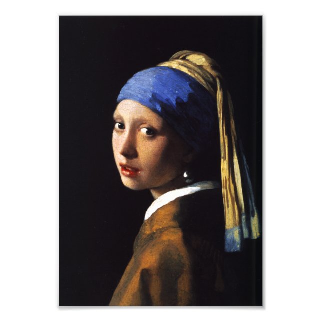 Chica con foto de Pearl Earring (Frente)