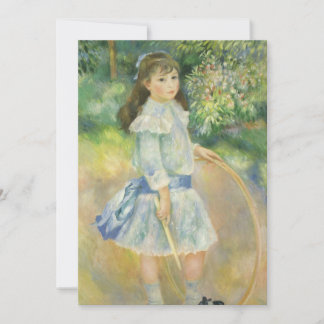 Chica con Hoop de Pierre Renoir, Bella Artes de la
