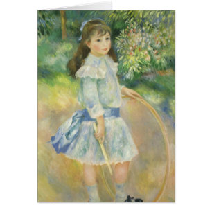 Chica con Hoop de Pierre Renoir, Bella Artes de la