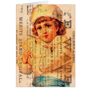 Chica Con Publicidad De Palabras