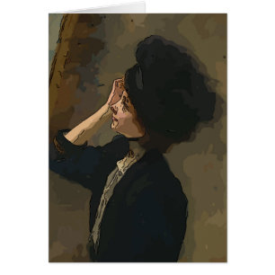 Chica Con Resumen De Teléfono Celular, Estilo Mati