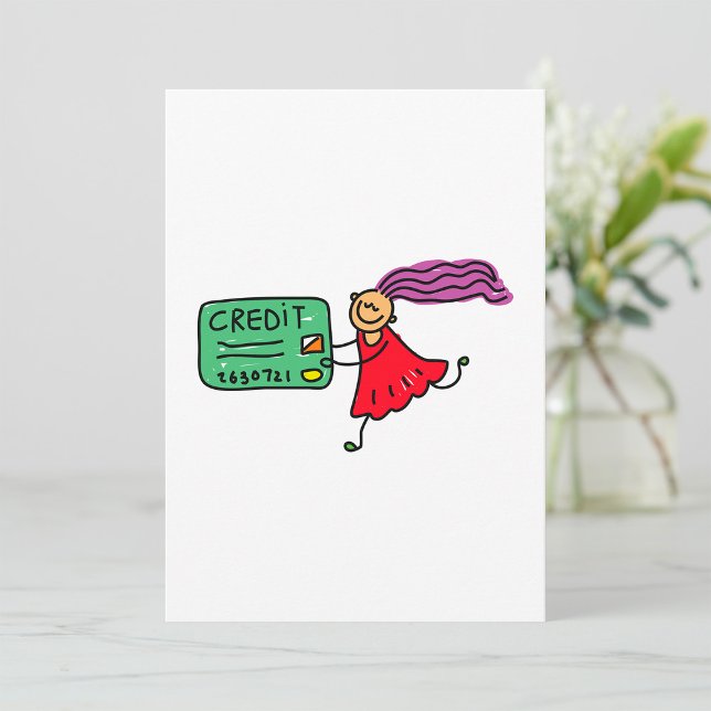 Chica Con Tarjeta De Crédito (Subido por el creador)