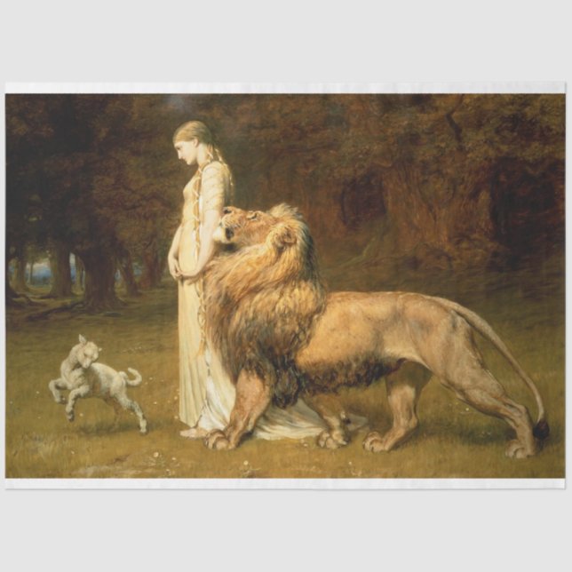 Chica con un papel de descomposición de ovejas y l (Anverso)