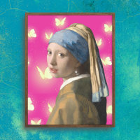 Chica con un Poster de arte alterado de Pearl Earr