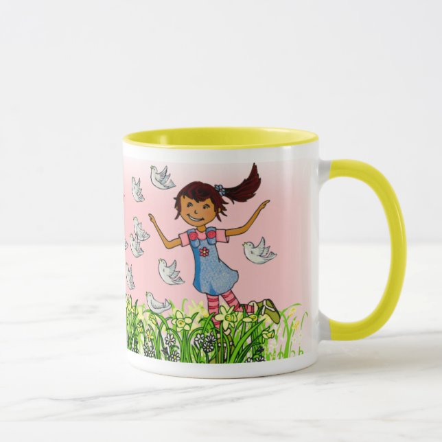 Chica conocido personalizado nieta en taza de la (Derecha)