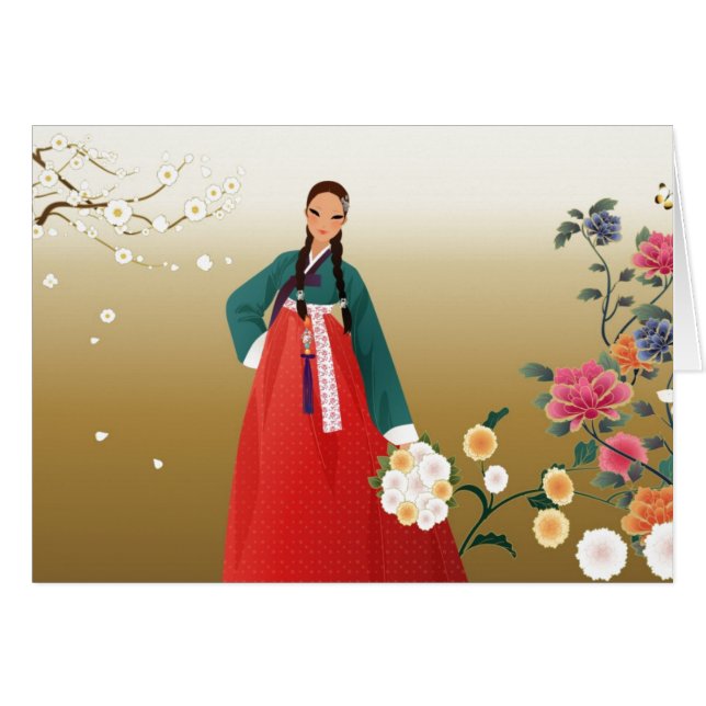 Chica coreano en verano (Anverso (Horizontal))