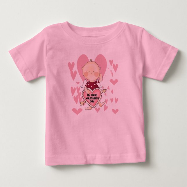 Chica Cupido 1er camisetas y regalos de San Valent (Anverso)