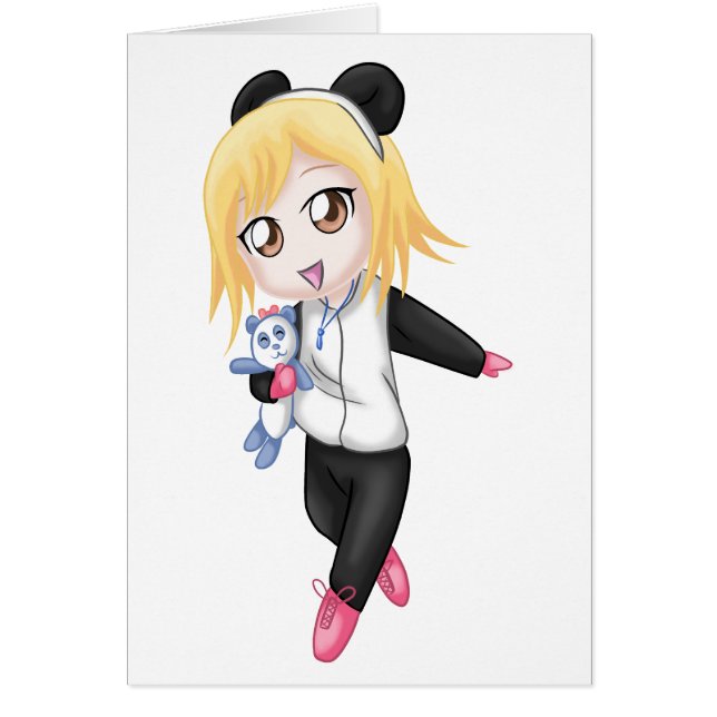 Chica Cute Panda (Frente)