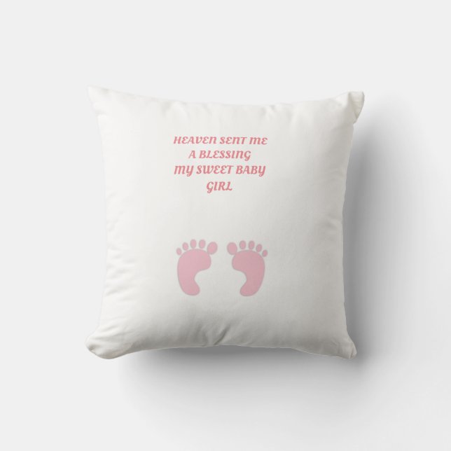 Chica de almohada enviado por los ángeles bebés (Anverso)