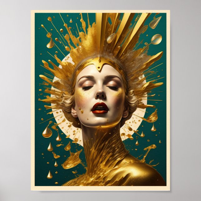 Chica de arte moderno (Frente)