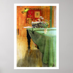 Chica de arte musical de época interpreta post de