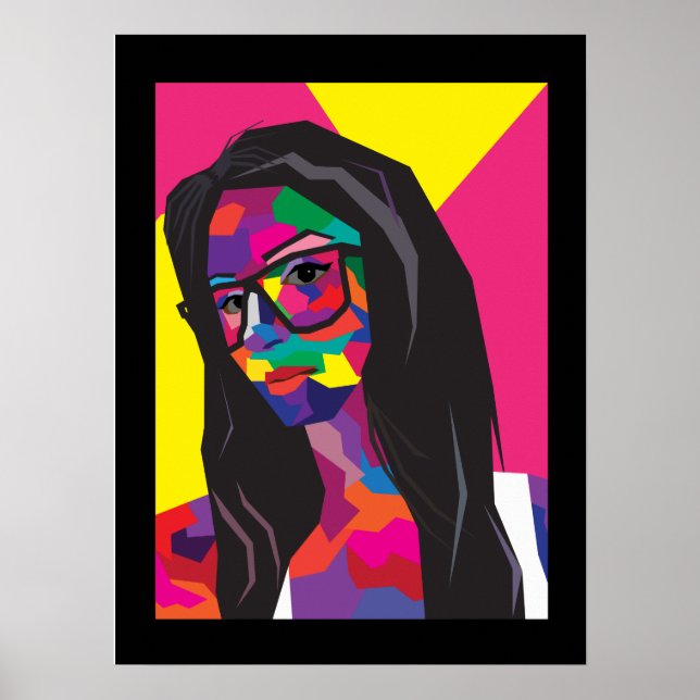 chica de arte pop (Frente)