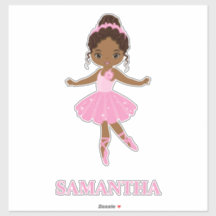 Chica de balanza africana  Vinyl Pegatina