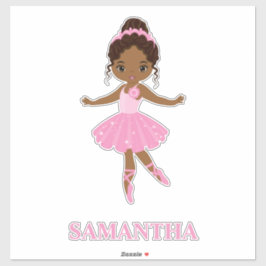 Chica de balanza africana  Vinyl Pegatina