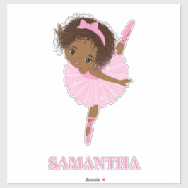 Chica de balanza africana  Vinyl Pegatina