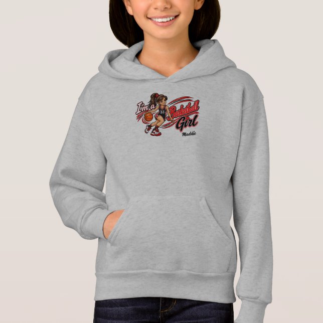 Chica de Baloncesto Adorable  (Anverso)