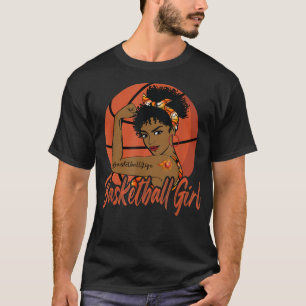 Chica De Baloncesto Para Camiseta De Mujer