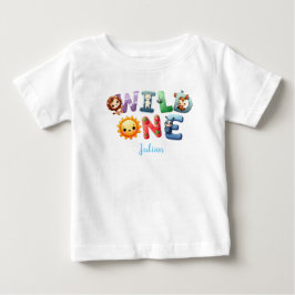 Chica de bebé de camiseta de primer cumpleaños per