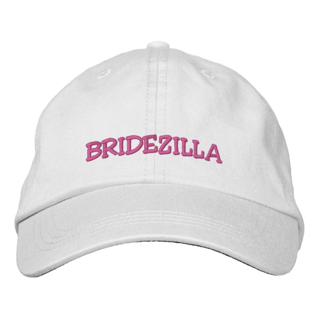 Chica de béisbol gorra "Bridezilla gorra" gorra bo (Anverso)