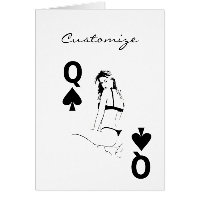 Chica de bikini Thunder_Cove Reina de espadas (Frente)