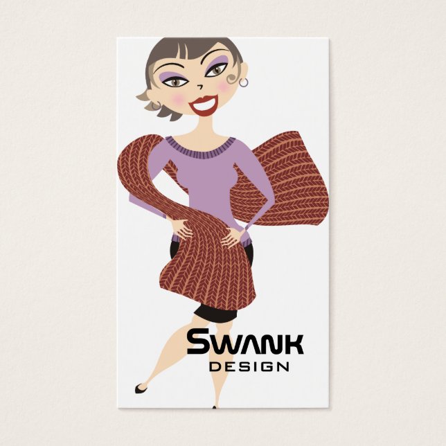 Chica de bonito de pelo gigante tejer crochet (Frente)