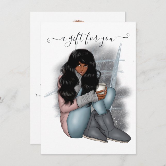 Chica de café (Anverso / Reverso)