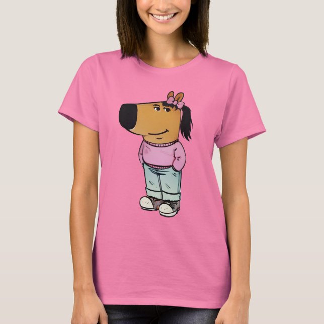 Chica de Camiseta Meme (Anverso)