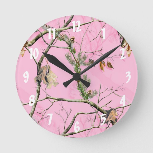 Chica de caza de camuflaje rosa de camo reloj de p (Anverso)