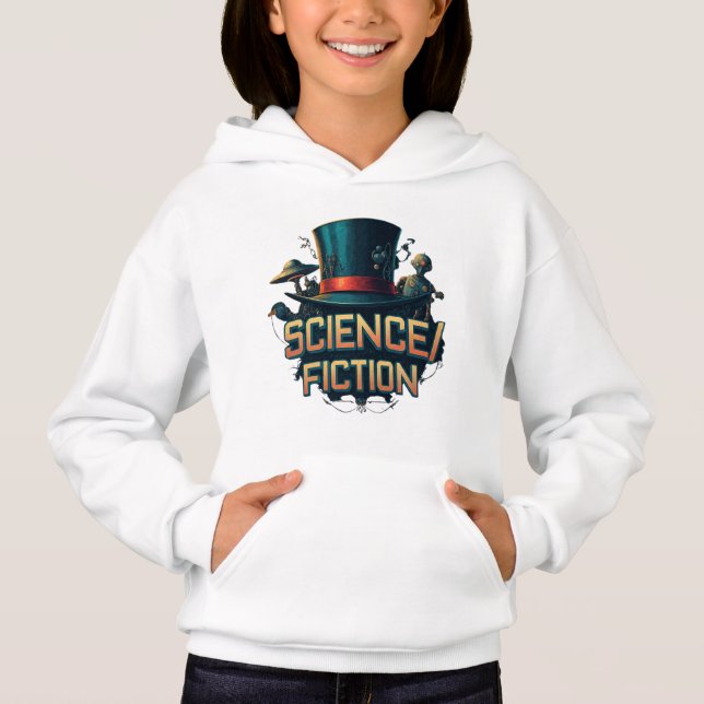 Chica de ciencia/ficción Pullover Hoody (Anverso)
