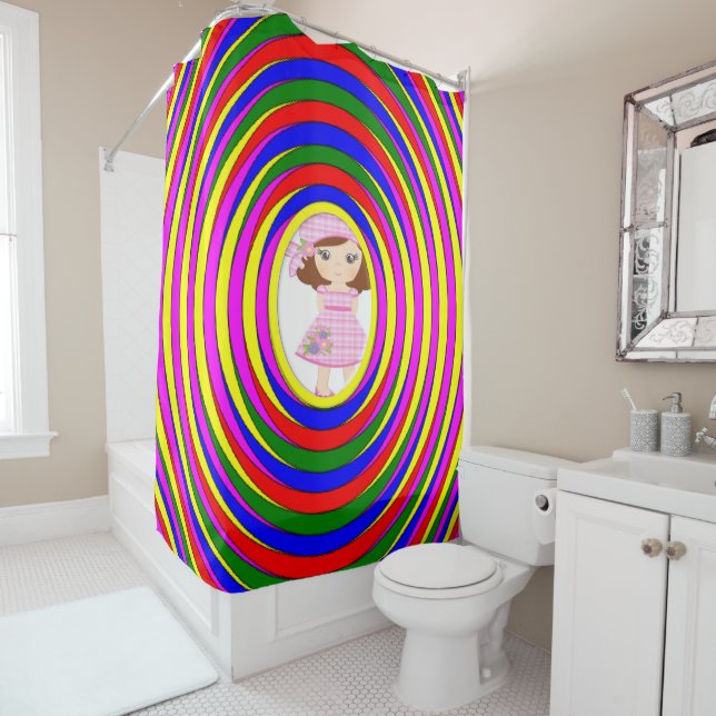 Chica de cortina de ducha (In situ)