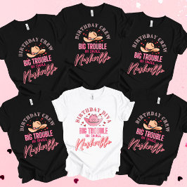 Chica de cumpleaños de Nashville en una camiseta m