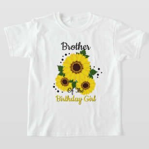 Camisas de discount girasoles para cumpleaños