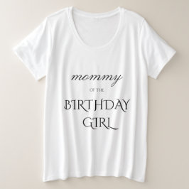 Chica de cumpleaños padre más mujeres de tamaño