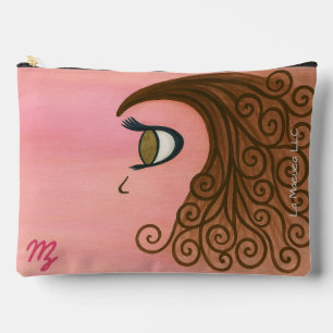 Chica de curl gran bolsa