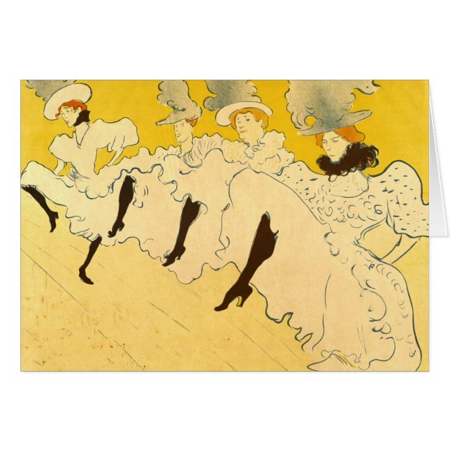 Chica de danza amarilla Toulouse Lautrec Poster (Anverso (Horizontal))