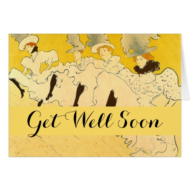 Chica de danza amarilla Toulouse Lautrec Poster (Anverso (Horizontal))