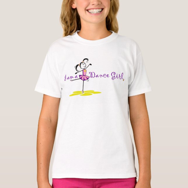Chica de danza - Camiseta Twirl & Shine (Anverso)