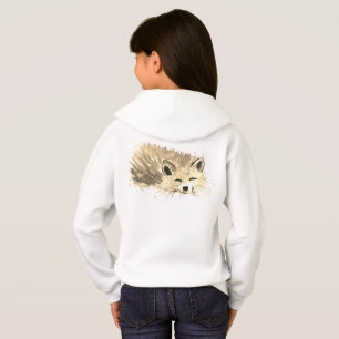 Chica de fauna silvestre de la selva blanca