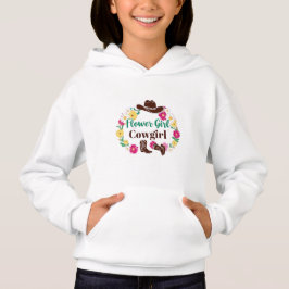 Chica de flores Cowgirl Sweatshirt