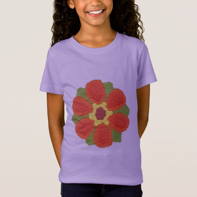 Chica De Flores Dotty Camiseta De Jersey (Anverso)