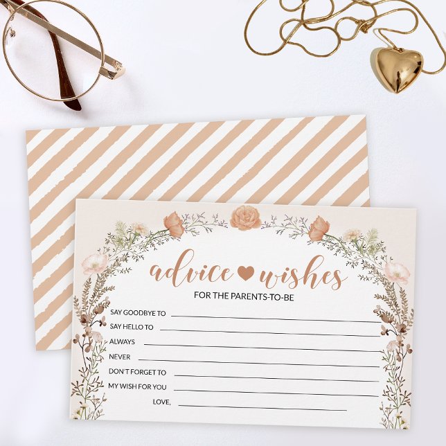 Chica de flores silvestres de otoño tarjeta de con (Subido por el creador)