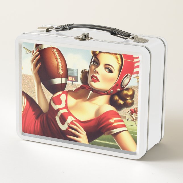 Chica de fútbol de época (Anverso)