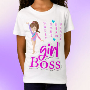 Chica de Gimnasia Jefe de camiseta